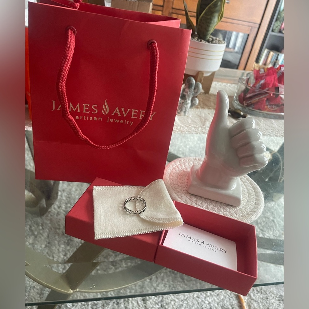 James Avery heart ring
